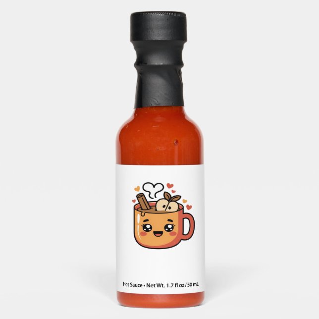 kawaii autumn tea Classic T-Shirt Hot Sauces (Front)