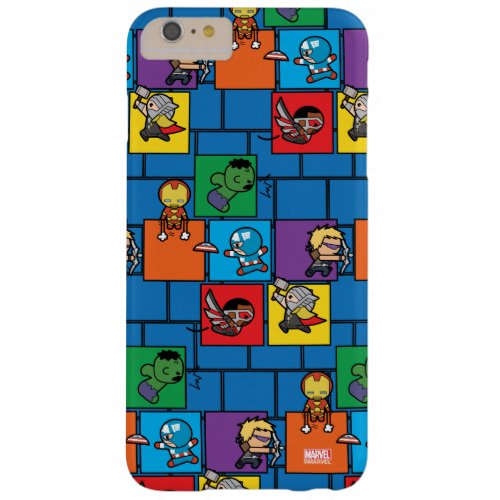 Kawaii Avengers In Colorful Blocks Barely There iPhone 6 Plus Case