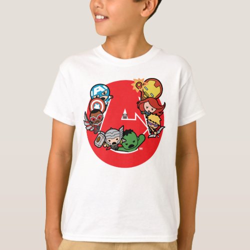 Kawaii Avengers Inside A_Logo T_Shirt