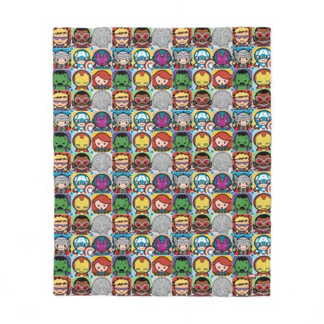 Kawaii Avengers Vs Ultron Pattern Fabric | Zazzle