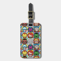 Kawaii Avengers Vs Ultron Pattern Luggage Tag