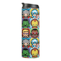 Kawaii Captain America With Shield Water Bottle, Zazzle