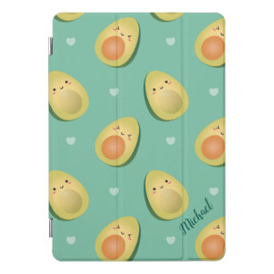 Kawaii Avocados Let's Avocuddle Pattern Funny iPad Pro Cover