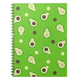 Kawaii Avocados Notebook
