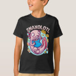 Kawaii Axolotl Cute Food lover Amphibian T-Shirt<br><div class="desc">Kawaii Axolotl Cute Food lover Amphibian</div>