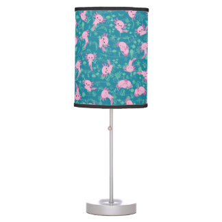 Kawaii Axolotl in Ocean lamp