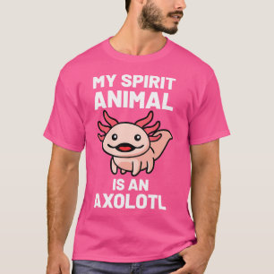 Kawaii Axolotl Spirit Animal Kawaii Salamander T-Shirt