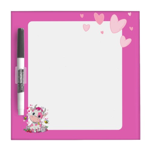 Kawaii Baby Cow  Hearts Message Board