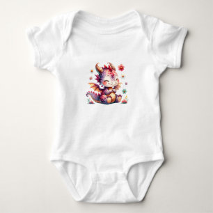 Kawaii Baby Dragon Fantasy Art Bodysuit