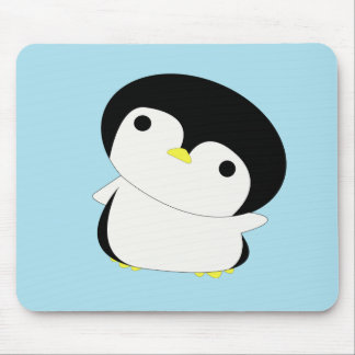 Kawaii baby penguin mousepad