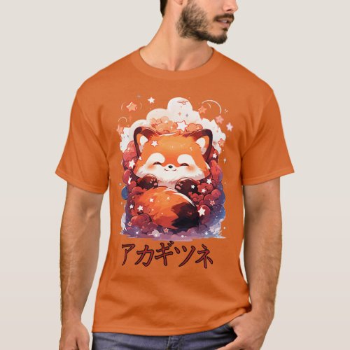 Kawaii Baby Red Fox T_Shirt