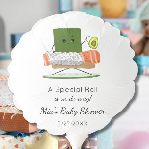 Kawaii Baby Shower: Sushi and Salmon Roll Theme Balloon
