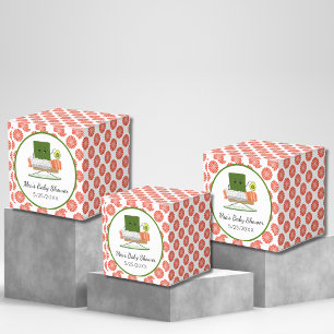 Kawaii Baby Shower: Sushi and Salmon Roll Theme Favor Boxes