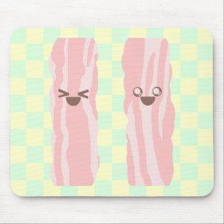 kawaii bacon breakfast mouse pad