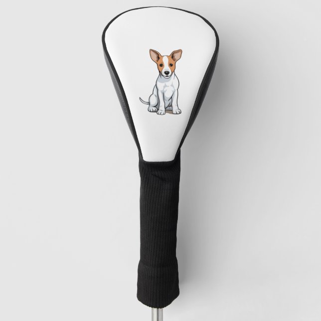 Kawaii Basenji Puppy   Golf Head Cover (Front)