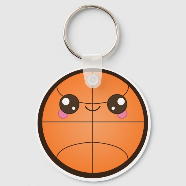 Kawaii Basketball Keychain (Front)