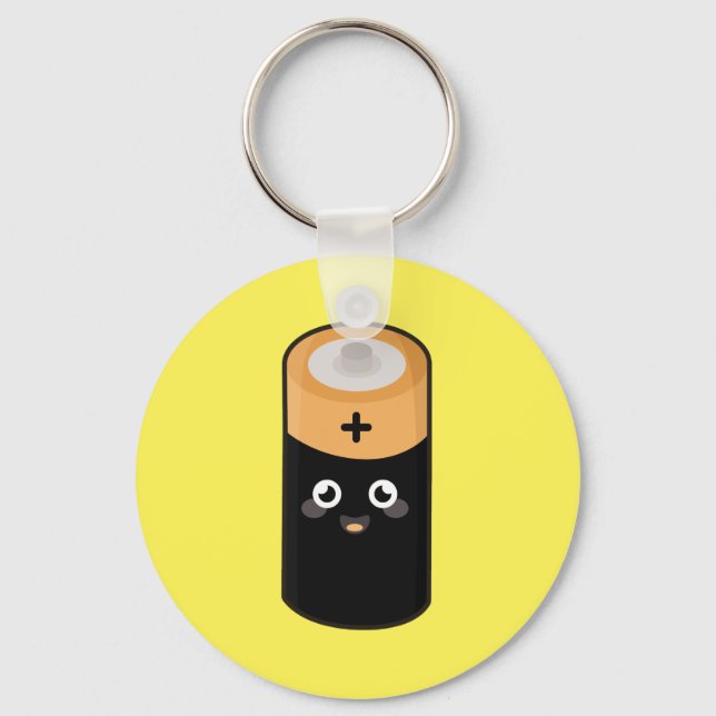 Kawaii battery keychain (Front)