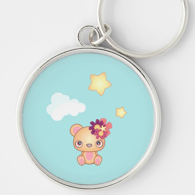 Kawaii Bear Keychain (Front)