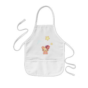 Kawaii Bear Kids' Apron
