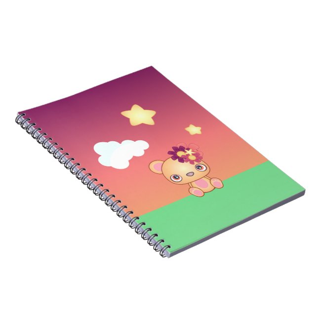 Kawaii Bear Notebook (Right Side)
