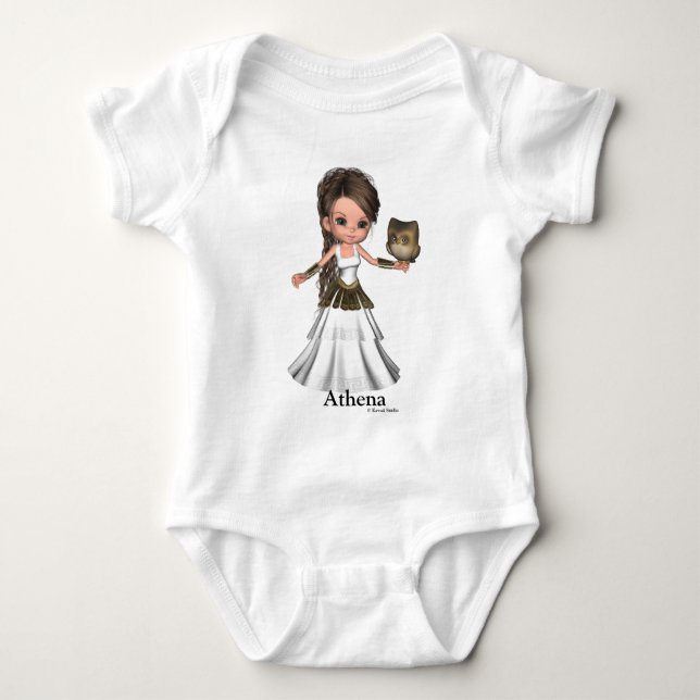 Kawaii Beautiful Athena Greek Goddess Shirt (Front)