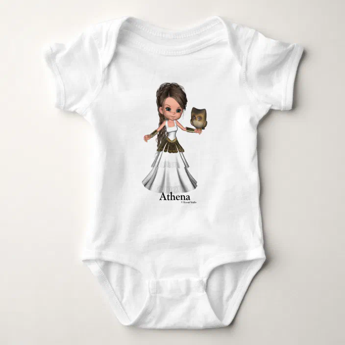 Kawaii Beautiful Athena Greek Goddess Shirt Zazzle Com