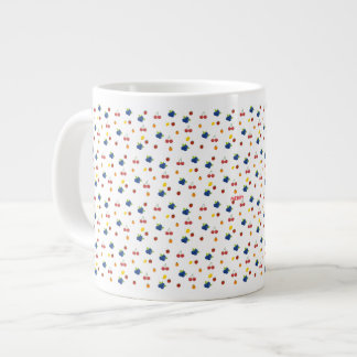 Kawaii Berries and Cherries Pattern Candy Jar Giant Coffee Mug
