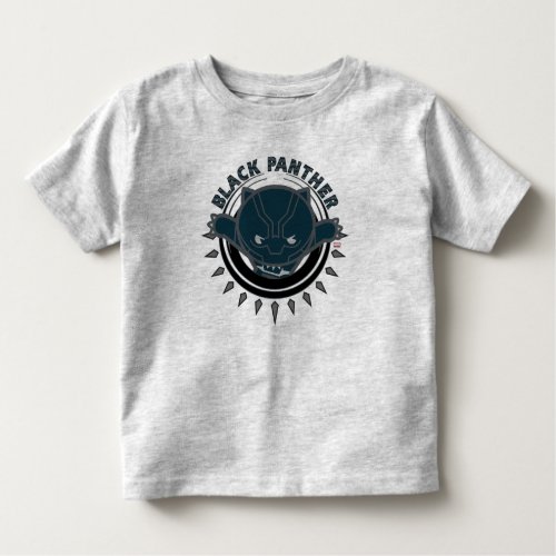 Kawaii Black Panther Logo Toddler T_shirt