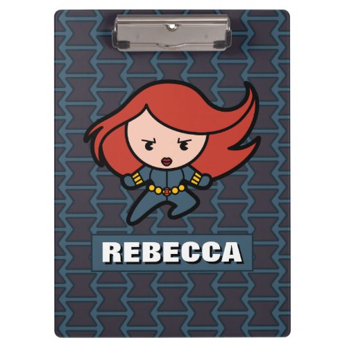 Kawaii Black Widow Dash Clipboard