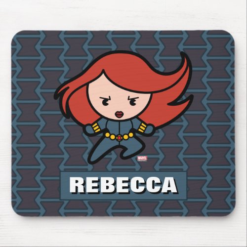 Kawaii Black Widow Dash Mouse Pad