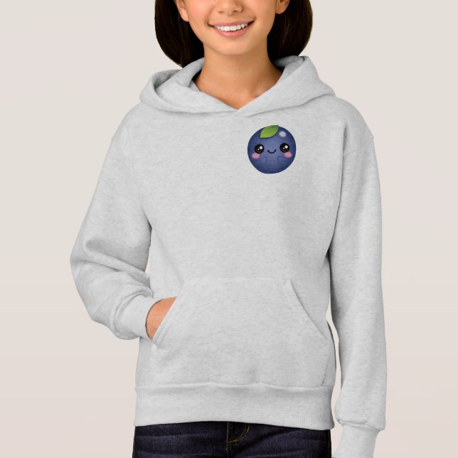 Kawaii Blueberry Hoodie (Front)