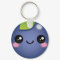 Kawaii Blueberry Keychain