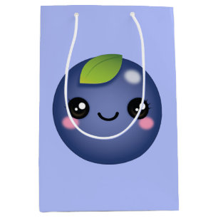 Kawaii Blueberry Medium Gift Bag