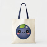 Kawaii Blueberry Tote Bag