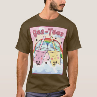 Kawaii Boba Bubble Milk Tea Bes Teas Esthetic 11 T-Shirt