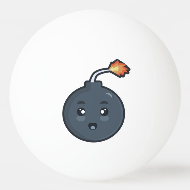 Kawaii Bomb Ping-Pong Ball (Front)