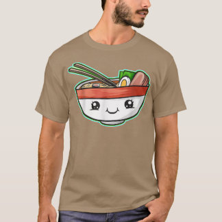 Kawaii Bowl Of Ramen With Face Japanese Ramen  T-Shirt