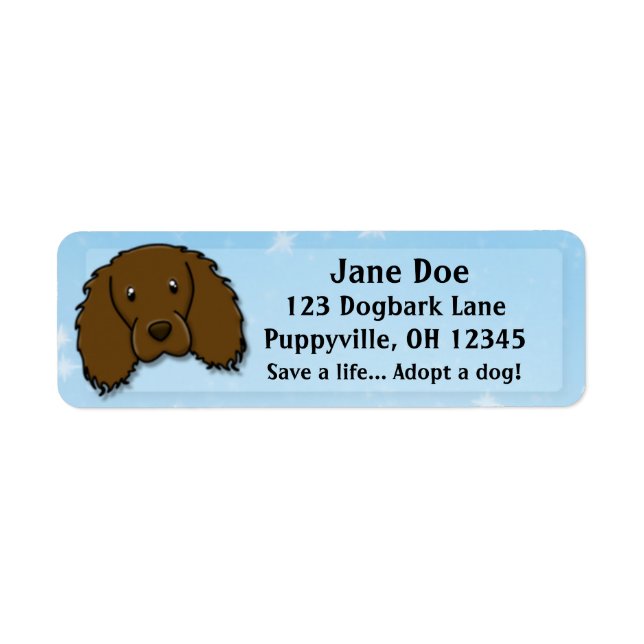 Kawaii Boykin Spaniel Label (Front)