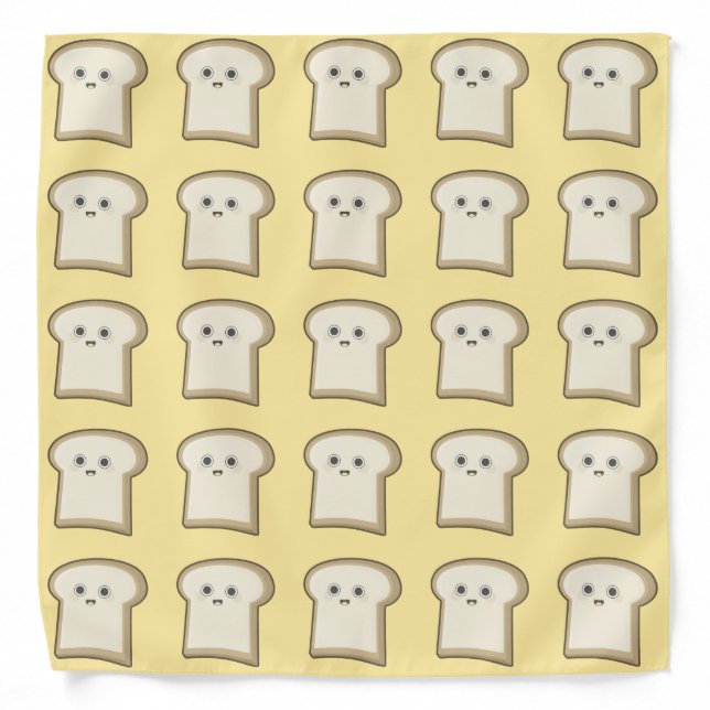 Kawaii Bread Bandana (Front)