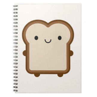 Kawaii Bread / Toast Notebook