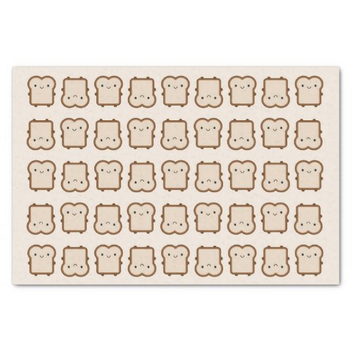Kawaii Bread  Toast Tissue Paper