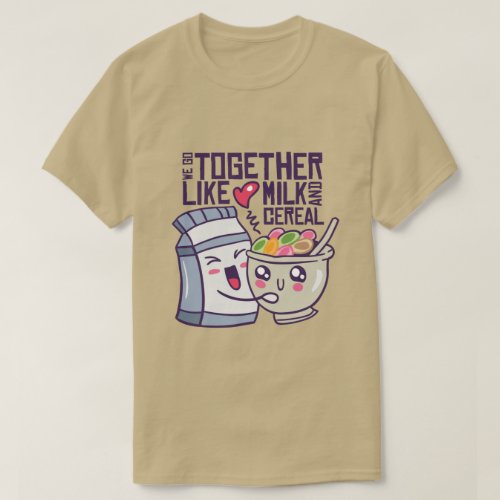 Kawaii Breakfast We go together T_Shirt