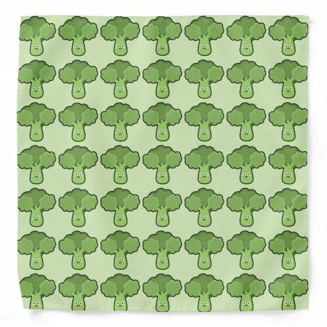 Kawaii Broccoli Bandana (Front)