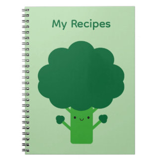Kawaii Broccoli Notebook