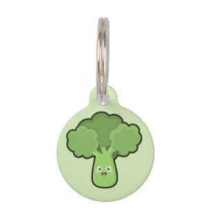 Kawaii Broccoli Pet Name Tag