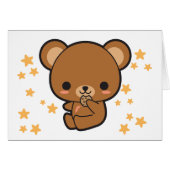 Kawaii Brown Bear (Front Horizontal)