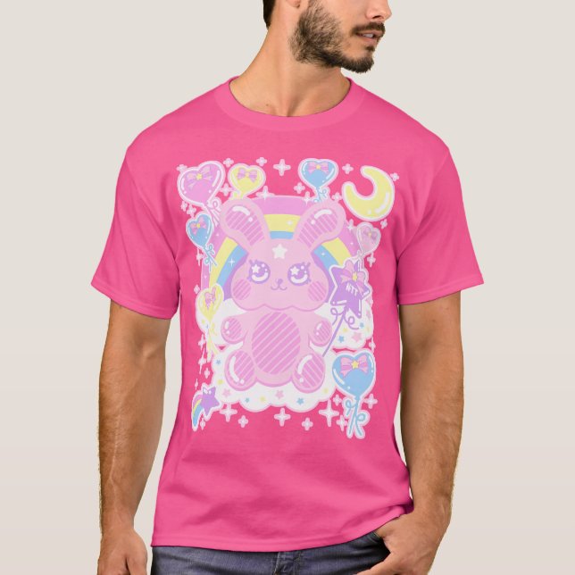 Kawaii Bubble Gum Bunny T-Shirt (Front)