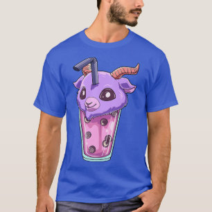 Kawaii Bubble Tea Baphomet Funny Boba Tea  1184 T-Shirt