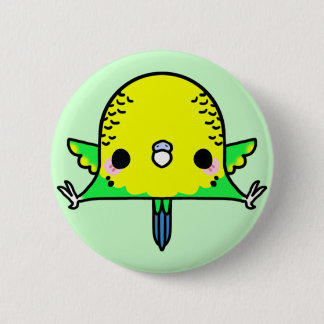 Kawaii Budgie (You change the Background!) Button