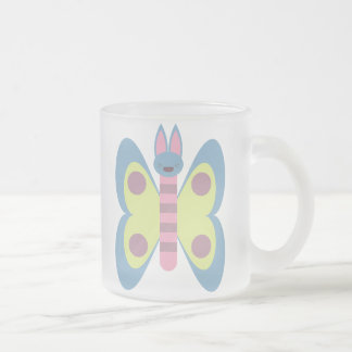 Kawaii Bunnerfly Bunny Butterfly Hybrid Adorable Frosted Glass Coffee Mug